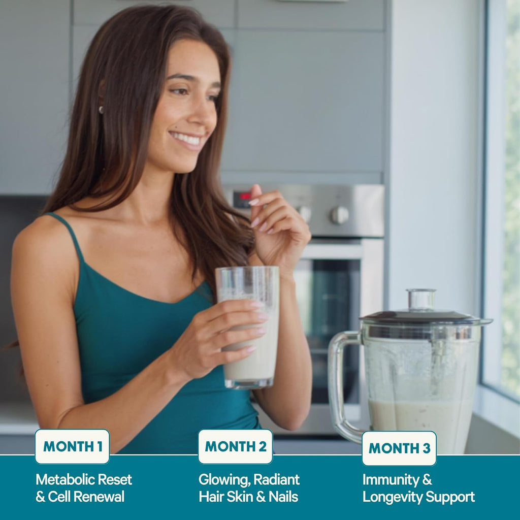 Essentials Nutrition Shake | Plant Based Protein Powder Meal Replacement, 18G Vegan Protein Powder, 50+ Superfoods, 27 Vitamins & Minerals, Low Carb, Soy & Gluten-Free | 24 Servings Vanilla