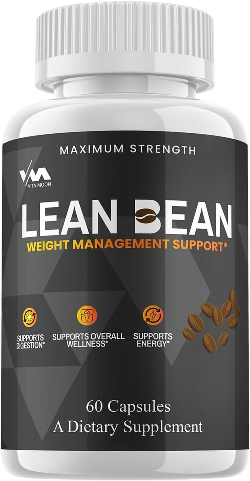  Lean Bean supplement (1 Pack) Lean Bean Advanced Formula Pills, Leanbean Support Supplement, Supports Overall Wellness, Maximum Strength (60 Capsules)