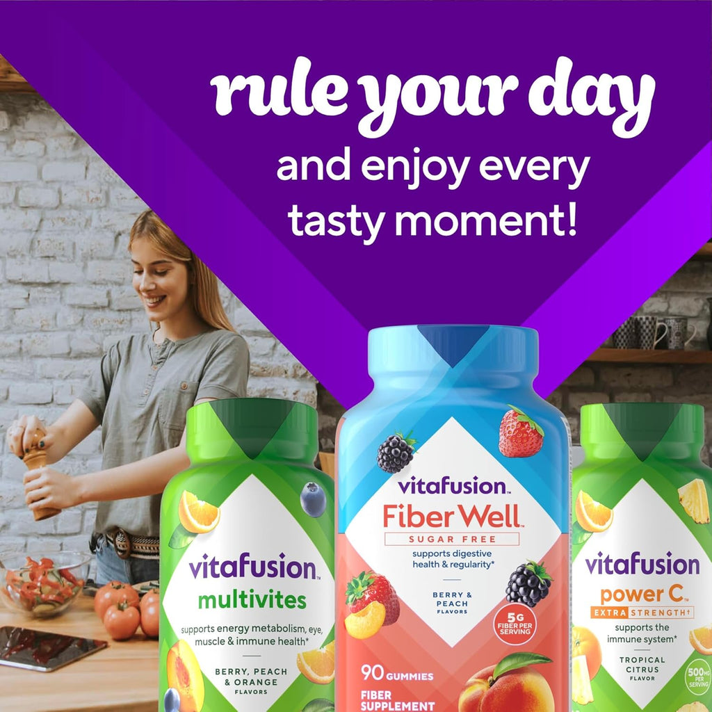 Fiber Well Gummy Vitamins, 90 Count (Packaging May Vary)