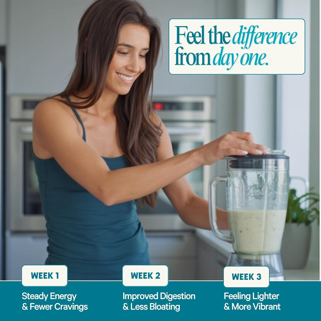 Essentials Nutrition Shake | Plant Based Protein Powder Meal Replacement, 18G Vegan Protein Powder, 50+ Superfoods, 27 Vitamins & Minerals, Low Carb, Soy & Gluten-Free | 24 Servings Vanilla