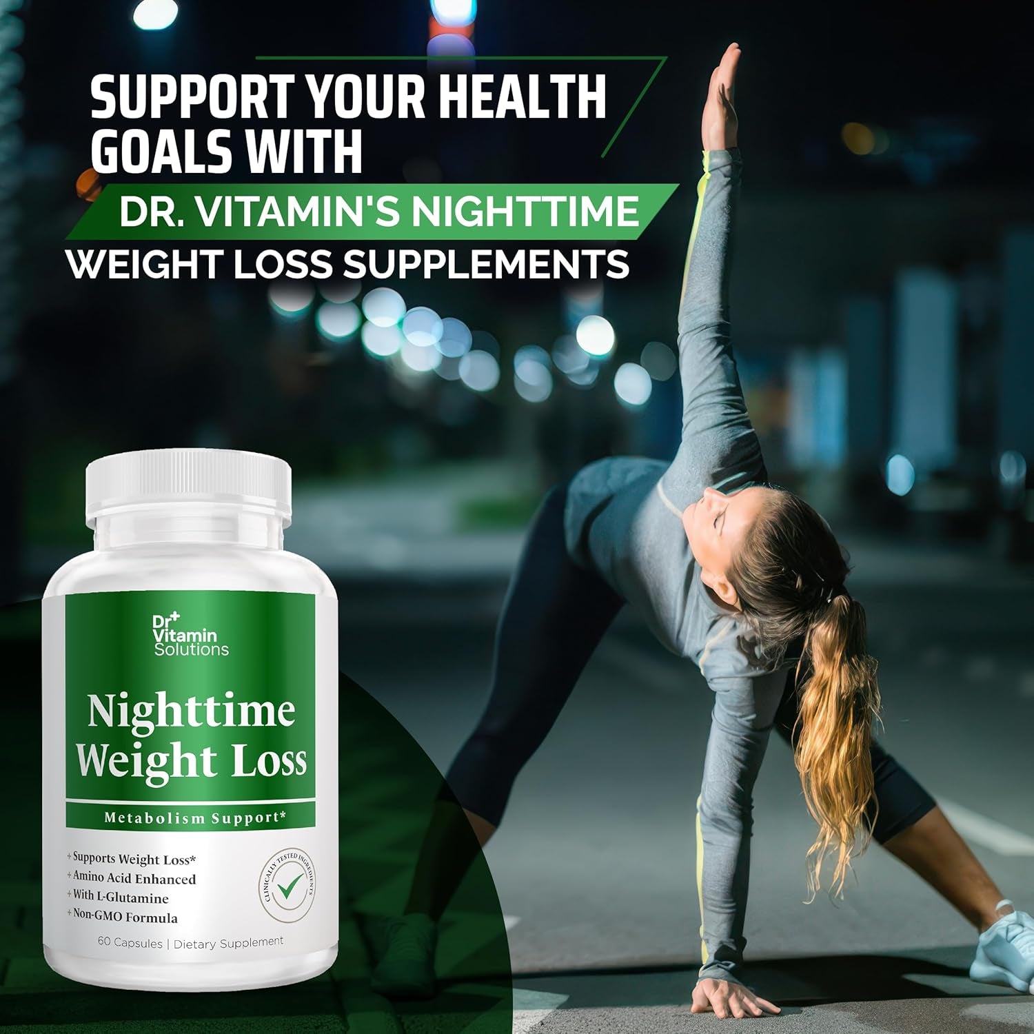 Nighttime Fat Burner Supplements - Appetite Suppressants for Weight Loss - Night-Time Fat Burner for Women and Men Supporting Sleep & Relaxation - Weight Loss Pills - 60 Capsules